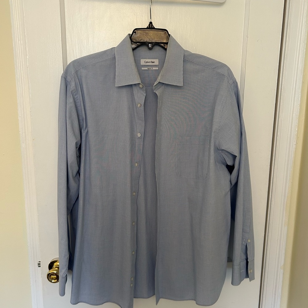 Calvin Klein Men's Blue Shirt
